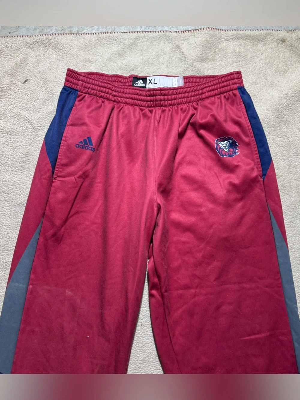 Loyola Marymount Lions Player Issued Sweatpants Adult XL Adidas Basketball Logo